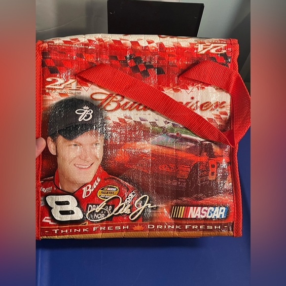 Kolder Case 2005 Nascar Budweiser Dale Earnhardt Jr 24 Can Zipper Cooler vintage - Picture 5 of 9